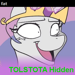 Size: 250x250 | Tagged: safe, princess celestia, derpibooru, princess molestia, g4, fat, meta, russian, spoiler tag, spoilered image joke