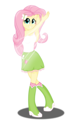 Size: 2208x3856 | Tagged: safe, artist:deannaphantom13, fluttershy, equestria girls, g4, airbending, avatar the last airbender, crossover, female, high res, simple background, solo, transparent background