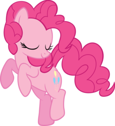 Size: 6000x6569 | Tagged: safe, artist:slb94, pinkie pie, g4, absurd resolution, female, simple background, solo, transparent background, vector