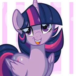 Size: 500x500 | Tagged: dead source, safe, artist:suzuii, twilight sparkle, alicorn, pony, g4, female, mare, solo, twilight sparkle (alicorn)