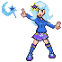 Size: 69x69 | Tagged: safe, trixie, equestria girls, g4, female, pokémon, pokémon trainer, solo, style emulation