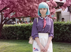Size: 1504x1101 | Tagged: safe, artist:sewingintherain, coco pommel, human, g4, clothes, cosplay, costume, irl, irl human, photo, solo
