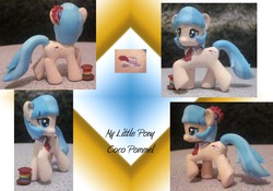 Size: 3000x2100 | Tagged: safe, artist:noonetells, coco pommel, g4, customized toy, high res, irl, photo, rainbow thread, solo, toy