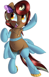 Size: 1158x1800 | Tagged: safe, artist:january3rd, oc, oc only, oc:macaroon, pony, belly, bipedal, clothes, cute, dress, evening gloves, jewelry, saddle, simple background, solo, stockings, transparent background