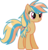 Size: 533x556 | Tagged: safe, artist:archerinblue, artist:fillivanilli, oc, oc only, oc:apple crusher, g4, magical lesbian spawn, offspring, parent:applejack, parent:rainbow dash, parents:appledash, simple background, solo, transparent background