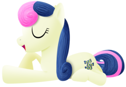 Size: 2400x1650 | Tagged: safe, artist:silberhase, bon bon, sweetie drops, earth pony, pony, g4, female, solo