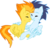 Size: 1024x978 | Tagged: safe, artist:neverlyn, soarin', spitfire, g4, female, male, ship:soarinfire, shipping, straight