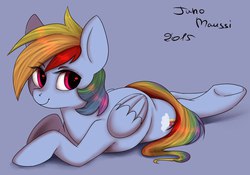 Size: 1014x711 | Tagged: safe, artist:yukomaussi, rainbow dash, g4, female, solo