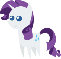 Size: 580x561 | Tagged: safe, artist:jeremydf93, rarity, g4, female, pointy ponies, solo