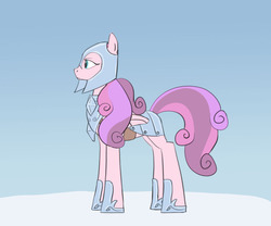 Size: 1000x832 | Tagged: safe, artist:carnifex, oc, oc only, oc:princess north star, armor, offspring, parent:princess cadance, parent:shining armor, parents:shiningcadance, snow