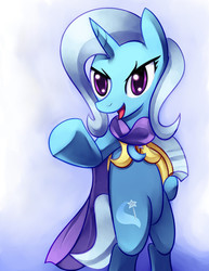 Size: 850x1100 | Tagged: safe, artist:negativefox, trixie, pony, g4, bipedal, royal guard