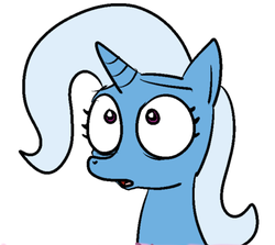 Size: 410x366 | Tagged: artist needed, safe, trixie, pony, unicorn, g4, female, mare, reaction image, solo