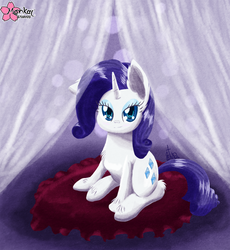 Size: 800x871 | Tagged: safe, artist:clouddg, rarity, pony, unicorn, g4, female, sitting, solo