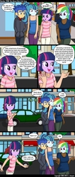 Size: 600x1417 | Tagged: safe, edit, flash sentry, rainbow dash, sonata dusk, twilight sparkle, equestria girls, g4, comic, golden oaks library, humanized, library, twilight sparkle (alicorn)