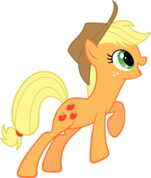 Size: 5112x6000 | Tagged: safe, artist:slb94, applejack, applebuck season, g4, my little pony: friendship is magic, absurd resolution, female, simple background, solo, transparent background, vector