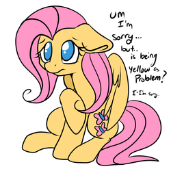 Size: 800x800 | Tagged: safe, artist:lustrous-dreams, fluttershy, g4, ask, female, solo, tumblr