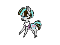 Size: 200x150 | Tagged: safe, artist:invertqueen7, oc, oc only, oc:cacao amore, earth pony, pony, solo