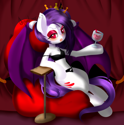 Size: 900x912 | Tagged: safe, artist:snow angel, oc, oc only, bat pony, pony, vampire, semi-anthro, arm hooves, pixiv, solo