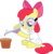 Size: 6000x6174 | Tagged: safe, artist:siaphra, apple bloom, pony, g4, .svg available, absurd resolution, clothes, female, goggles, lab coat, potion, simple background, solo, transparent background, vector