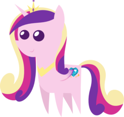 Size: 588x554 | Tagged: safe, artist:jeremydf93, princess cadance, g4, female, pointy ponies, simple background, solo, transparent background