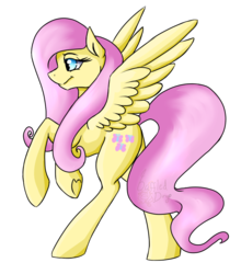 Size: 766x869 | Tagged: safe, artist:baffleddingo, fluttershy, g4, female, simple background, solo, transparent background