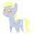 Size: 452x471 | Tagged: safe, artist:tamabelle, derpy hooves, pegasus, pony, g4, animated, bouncing, female, mare, pointy ponies, simple background, solo, transparent background