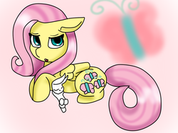 Size: 1024x768 | Tagged: safe, artist:stardustdreaming, angel bunny, fluttershy, g4