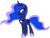 Size: 3560x2704 | Tagged: artist needed, safe, princess luna, g4, female, high res, simple background, solo, transparent background, vector