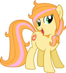 Size: 4364x4863 | Tagged: safe, artist:deathnyan, oc, oc only, oc:sweet peach, earth pony, pony, absurd resolution, solo