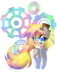 Size: 1070x1426 | Tagged: safe, artist:bamboodog, oc, oc only, oc:timestep, earth pony, pony, offspring, parent:doctor whooves, parent:unnamed oc, parents:canon x oc, solo