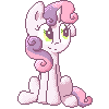 Size: 100x100 | Tagged: safe, artist:spikedmauler, sweetie belle, pony, unicorn, g4, animated, female, simple background, solo, transparent background