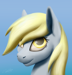 Size: 2074x2162 | Tagged: safe, artist:tsand106, derpy hooves, pegasus, pony, g4, female, high res, mare, portrait, solo