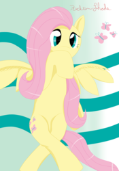 Size: 896x1280 | Tagged: safe, artist:ricktin, fluttershy, g4, medium, poster, shy