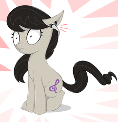 Size: 1343x1390 | Tagged: safe, artist:kas92, octavia melody, earth pony, pony, g4, female, headphones, solo