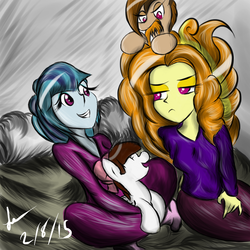 Size: 1000x1000 | Tagged: safe, artist:jasinator, adagio dazzle, sonata dusk, oc, equestria girls, g4