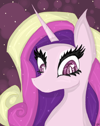 Size: 800x1000 | Tagged: safe, artist:dixierarity, princess cadance, alicorn, g4, female, heart eyes, princess, solo, wingding eyes