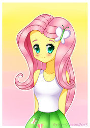 Size: 1240x1753 | Tagged: safe, artist:kateychazuu, fluttershy, equestria girls, g4, female, solo