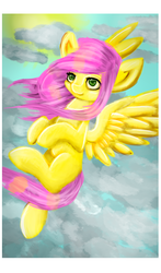 Size: 1000x1700 | Tagged: safe, artist:anuhanele, fluttershy, g4, female, solo