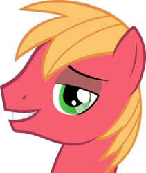 Size: 5996x7092 | Tagged: safe, artist:fuzzybrushy, big macintosh, earth pony, pony, g4, absurd resolution, male, simple background, solo, stallion, transparent background, vector