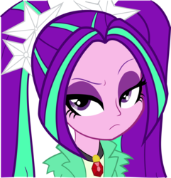 Size: 1550x1610 | Tagged: safe, artist:nadiponyartist, aria blaze, equestria girls, g4, my little pony equestria girls: rainbow rocks, female, looking at you, raised eyebrow, simple background, solo, transparent background, vector