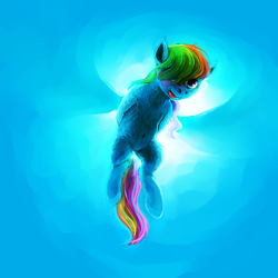 Size: 1280x1280 | Tagged: safe, artist:sharpieboss, rainbow dash, g4, female, solo, tongue out