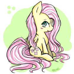 Size: 600x600 | Tagged: safe, artist:kyou-shi, fluttershy, g4, female, solo
