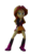 Size: 1080x1920 | Tagged: dead source, safe, artist:3d thread, artist:creatorofpony, sunset shimmer, equestria girls, g4, 3d, 3d model, blender, boots, clothes, disgusted, female, filthy casual, jacket, leather jacket, shirt, simple background, skirt, solo, transparent background