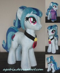 Size: 1024x1235 | Tagged: safe, artist:agatrix, sonata dusk, pony, equestria girls, g4, my little pony equestria girls: rainbow rocks, clothes, equestria girls ponified, hoodie, irl, photo, plushie, ponified, solo