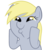 Size: 894x894 | Tagged: safe, artist:smiba11, derpy hooves, pegasus, pony, g4, dashface, female, mare, simple background, smiling, solo, transparent background, wow