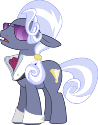 Size: 6580x8337 | Tagged: safe, artist:scarletlightning565, hoity toity, earth pony, pony, g4, suited for success, absurd resolution, male, open mouth, simple background, solo, spats, stallion, sunglasses, transparent background, vector