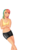 Size: 2000x3000 | Tagged: safe, artist:chiweee, rainbow dash, human, g4, abs, high res, humanized, rainbuff dash, tan lines