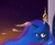 Size: 1193x978 | Tagged: safe, artist:avastin4, princess luna, g4, castle, female, solo, twilight (astronomy)