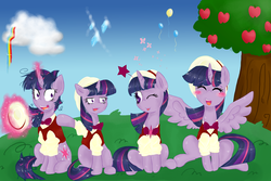 Size: 3543x2362 | Tagged: safe, artist:drhikari, twilight sparkle, alicorn, pony, g4, 4everfreebrony, female, high res, mare, self ponidox, twilight snapple, twilight sparkle (alicorn)