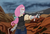 Size: 1024x705 | Tagged: safe, artist:madness-with-reason, fluttershy, human, g4, bandage, book, burned, crossover, fallout, fallout: new vegas, gun, humanized, joshua graham, rabbit's foot